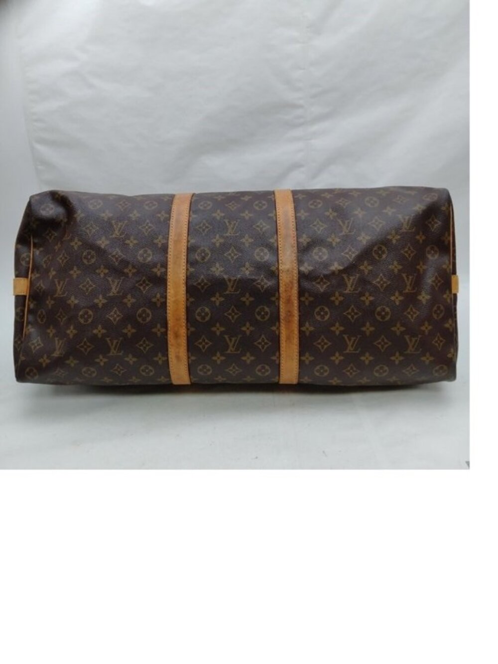 LOUIS VUITTON KEEPALL 60 BANDOULIERE TRAVEL BAG MONOGRAM - Picture 6 of 13